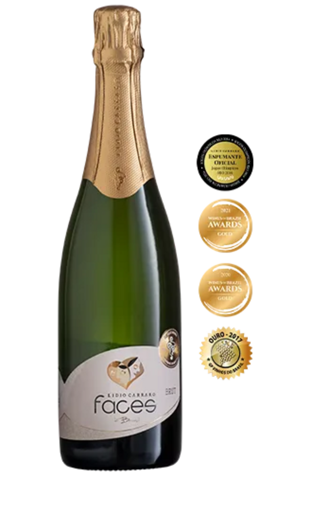 ESPUMANTE BRUT LIDIO CARRARO FACES DO BRASIL